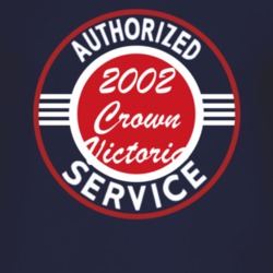 Authorized Service 2002 Crown Victoria Dark T Shirt