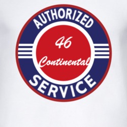 Authorized Service 1946 Lincoln Continental T Shirt