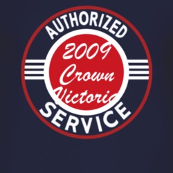 Authorized Service 2009 Crown Victoria Dark T Shirt