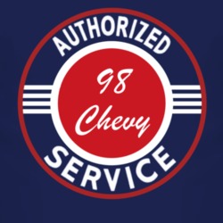Authorized Service 1998 Chevy Chevy Dark T Shirt