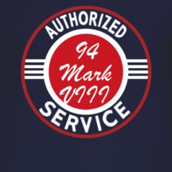 Authorized Service 1994 Lincoln Mark VIII Dark T Shirt