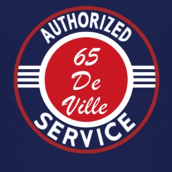 Authorized Service 1965 Cadillac De Ville Dark T Shirt