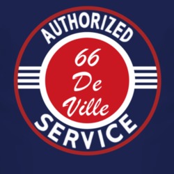 Authorized Service 1966 Cadillac De Ville Dark T Shirt