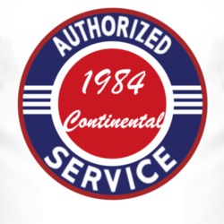 Authorized Service 1984 Lincoln Continental T Shirt