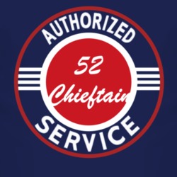 Authorized Service 1952 Pontiac Chieftain Dark T Shirt