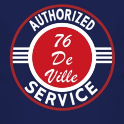 Authorized Service 1976 Cadillac De Ville Dark T Shirt