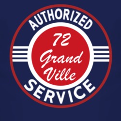Authorized Service 1972 Pontiac Grand Ville Dark T Shirt