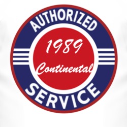 Authorized Service 1989 Lincoln Continental T Shirt