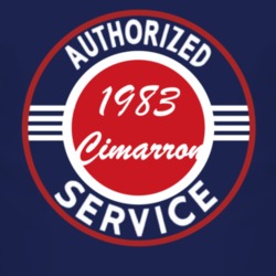 Authorized Service 1983 Cadillac Cimarron Dark T Shirt