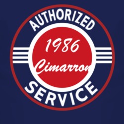 Authorized Service 1986 Cadillac Cimarron Dark T Shirt