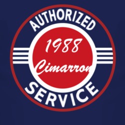 Authorized Service 1988 Cadillac Cimarron Dark T Shirt