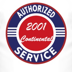Authorized Service 2001 Lincoln Continental T Shirt