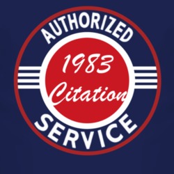 Authorized Service 1983 Chevy Citation Dark T Shirt