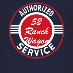 Authorized Service 1952 Ranch Wagon Dark T Shirt