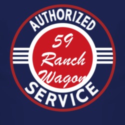Authorized Service 1959 Ranch Wagon Dark T Shirt