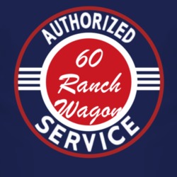 Authorized Service 1960 Ranch Wagon Dark T Shirt