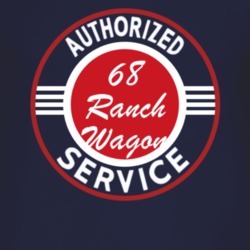 Authorized Service 1968 Ranch Wagon Dark T Shirt