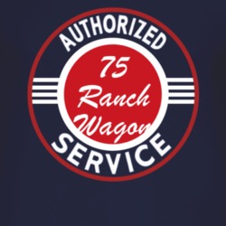 Authorized Service 1975 Ranch Wagon Dark T Shirt