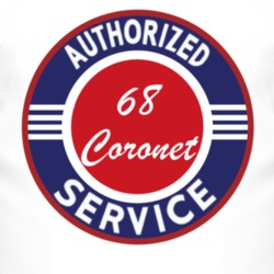 Authorized Service 1968 Dodge Coronet T Shirt