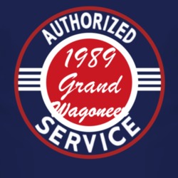 Authorized Service 1989 SJ?Jeep Grand Wagoneer Dark T Shirt