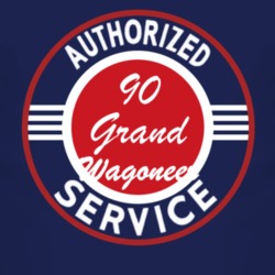 Authorized Service 1990 SJ?Jeep Grand Wagoneer Dark T Shirt