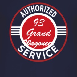 Authorized Service 1993 ZJ?Jeep Grand Wagoneer Dark T Shirt