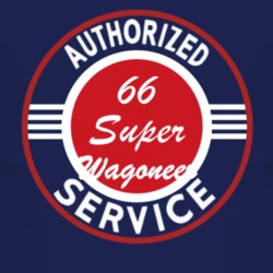 Authorized Service 1966 SJ Super Wagoneer Dark T Shirt