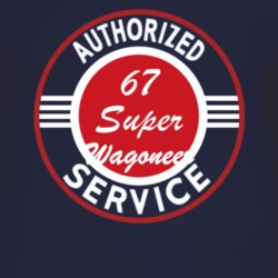 Authorized Service 1967 SJ Super Wagoneer Dark T Shirt