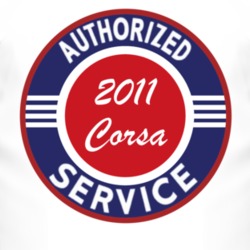 Authorized Service 2011 Chevy Corsa T Shirt