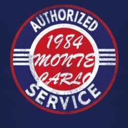Authorized Service 1984 CHEVROLET MONTE CARLO Distressed Look Dark T S