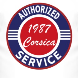 Authorized Service 1987 Chevy Corsica T Shirt