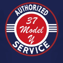 Authorized Service 1937 Model Y Dark T Shirt