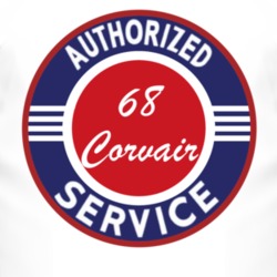 Authorized Service 1968 Chevy Corvair T Shirt