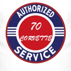 Authorized Service 1970 CHEVROLET CORVETTE T Shirt