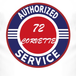 Authorized Service 1972 CHEVROLET CORVETTE T Shirt