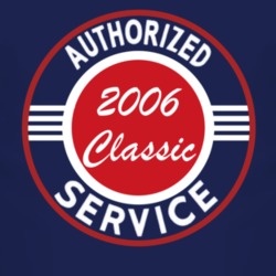 Authorized Service 2006 Chevy Classic Dark T Shirt
