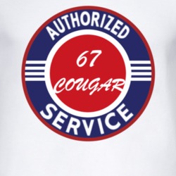 Authorized Service 1967 MERCURY COUGAR T Shirt