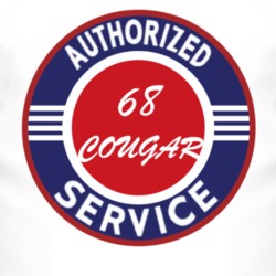 Authorized Service 1968 MERCURY COUGAR T Shirt