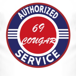 Authorized Service 1969 MERCURY COUGAR T Shirt