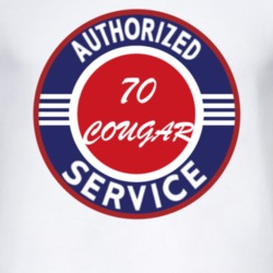 Authorized Service 1970 MERCURY COUGAR T Shirt