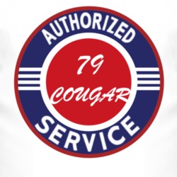 Authorized Service 1979 MERCURY COUGAR T Shirt