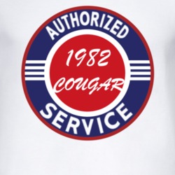 Authorized Service 1982 MERCURY COUGAR T Shirt