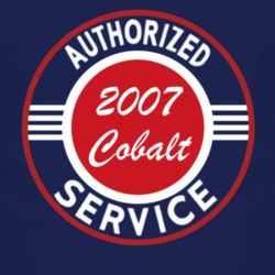 Authorized Service 2007 Chevy Cobalt Dark T Shirt