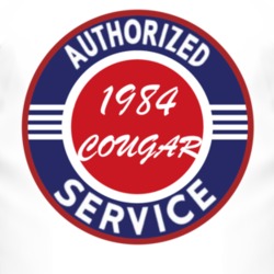 Authorized Service 1984 MERCURY COUGAR T Shirt