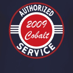 Authorized Service 2009 Chevy Cobalt Dark T Shirt