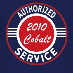 Authorized Service 2010 Chevy Cobalt Dark T Shirt