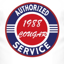 Authorized Service 1988 MERCURY COUGAR T Shirt