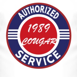 Authorized Service 1989 MERCURY COUGAR T Shirt