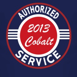 Authorized Service 2013 Chevy Cobalt Dark T Shirt