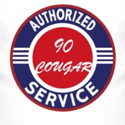 Authorized Service 1990 MERCURY COUGAR T Shirt